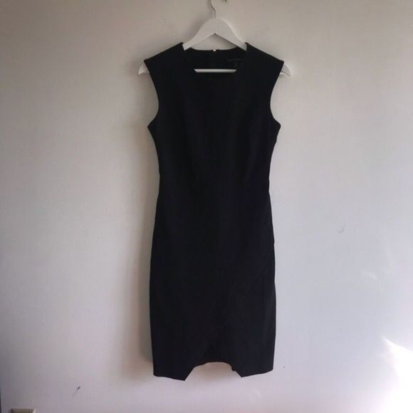 Banana Republic Black Asymmetrical Dress - Picture 4 of 12